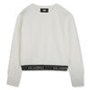 Jacquard embossed sweatshirt by Karl Lagerfeld