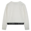 Jacquard embossed sweatshirt by Karl Lagerfeld