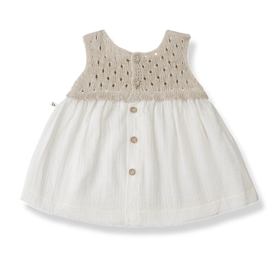 Lola beige dress + bloomer by 1 + In The Family