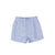 Textured linen light blue shorts by Le Bourdon