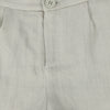 Textured linen sage shorts by Le Bourdon