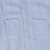 Front pocket light blue shirt by Le Bourdon