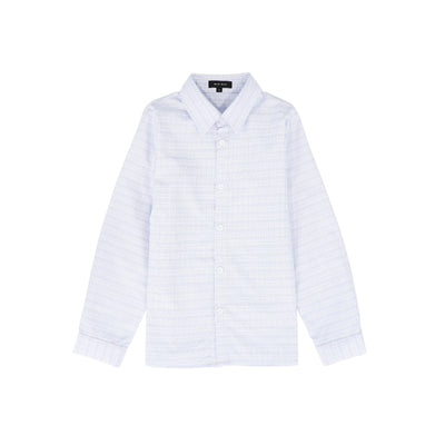 Collared white/blue shirt by Bamboo