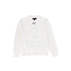 Anchor stitched white cardigan by Bamboo