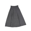 Wool pocket charcoal midi skirt by Bamboo