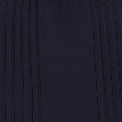 Pleated detail navy knit skirt by Bamboo