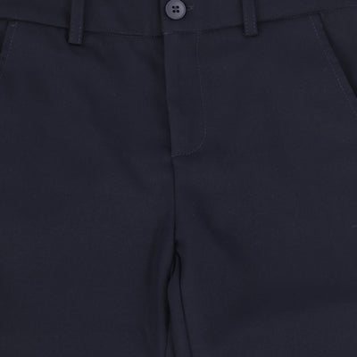 Wool slim navy pants by Bamboo