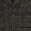 Plaid wool stretch blazer by Le Bourdon