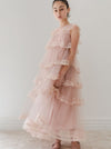 Layers tulle mauve gown by Petite Amalie