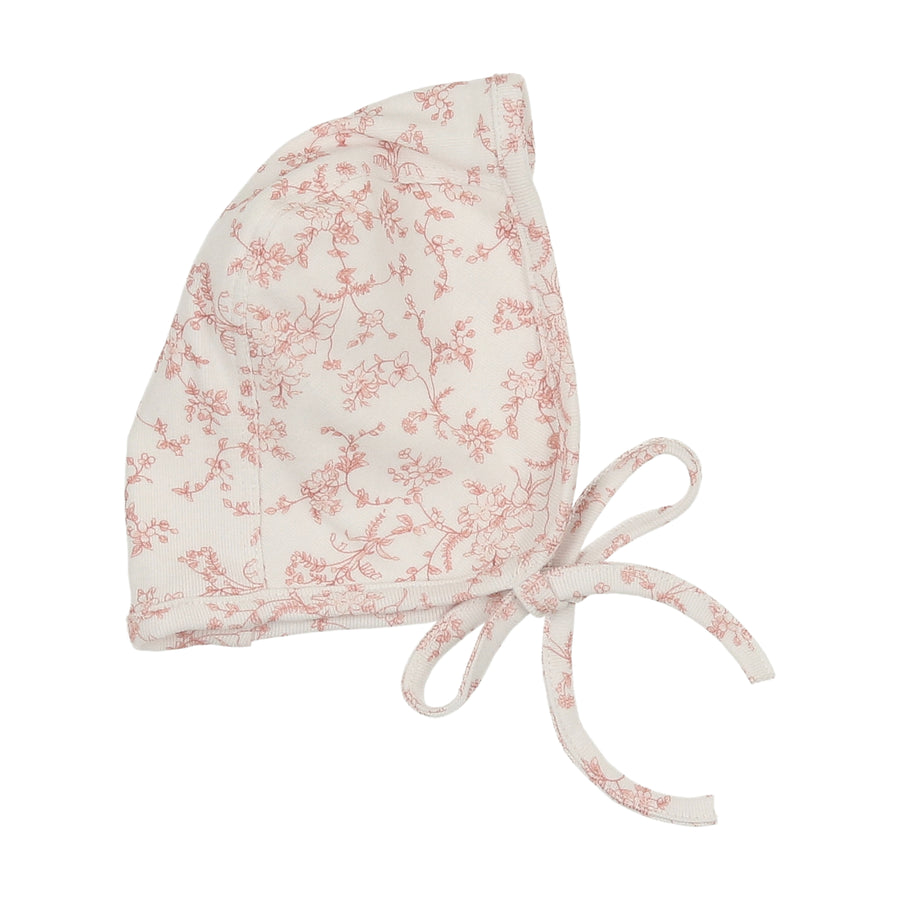 Dainty vine pink footie by Bonjoy