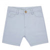 Slim knit blue shorts by Crew Basics