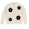 Mixed media flower sweater by Autumn Cashmere