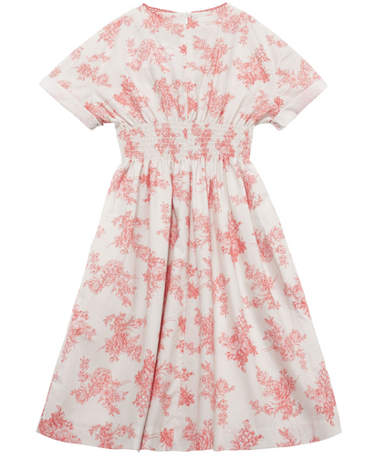 Sia toile pink dress by C'era Una Volta