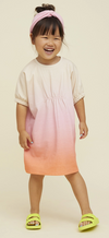 Rainbow smock dress by Sproet & Sprout