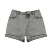 Grey denim shorts by Little Parni