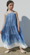 Satin stripe lace dress by Ermanno Scervino