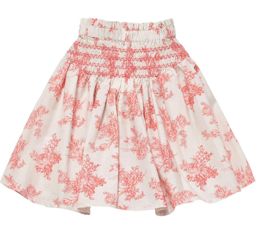 Selene toile pink skirt by C'era Una Volta