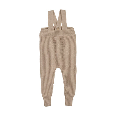 Oatmeal knit overall by Mema Knits