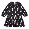 Exclamation hearts collar dress by Beau Loves