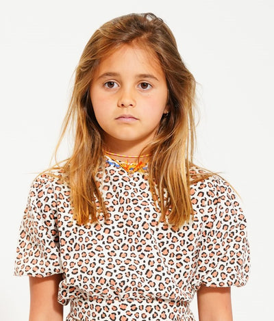 Balloon sleeves animal print blouse by Piupiuchick