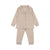 Grandpa taupe/blue pajamas by Pouf