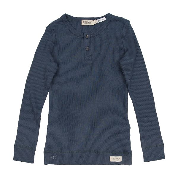 Henley blue top by Marmar