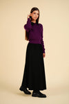 Lia black long skirt by Luna Mae