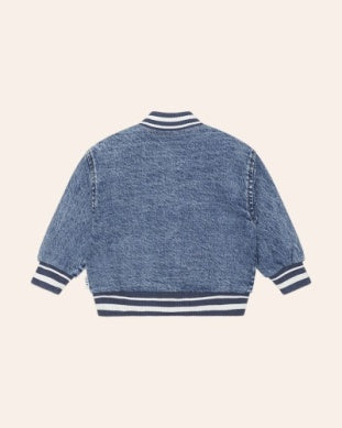 Dreamy Denim Bomber Jacket by Hux Baby