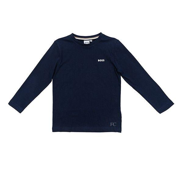 Small logo navy tee by Boss