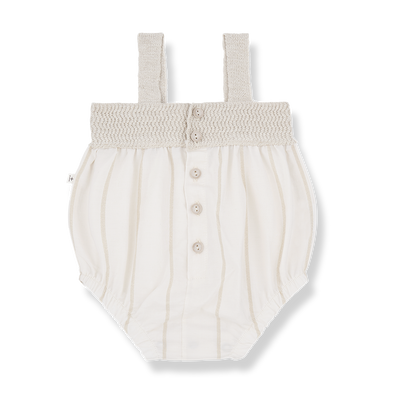 Zeus off white romper by 1 + In The Family