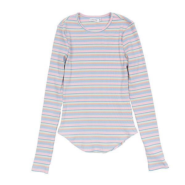 Ella pastel stripe tee by Luna Mae