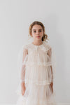 Layers tulle cream gown by Petite Amalie