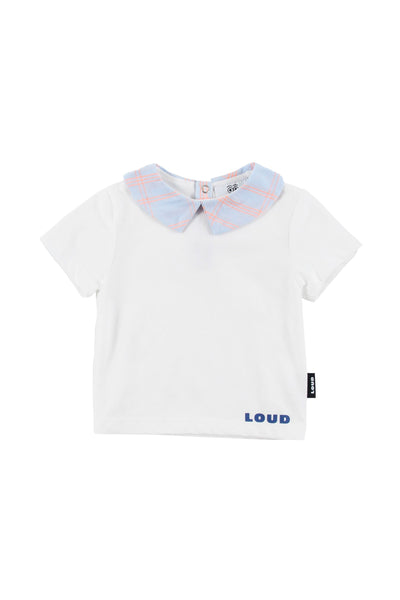 Check neon collar t-shirt + bloomer set by Loud