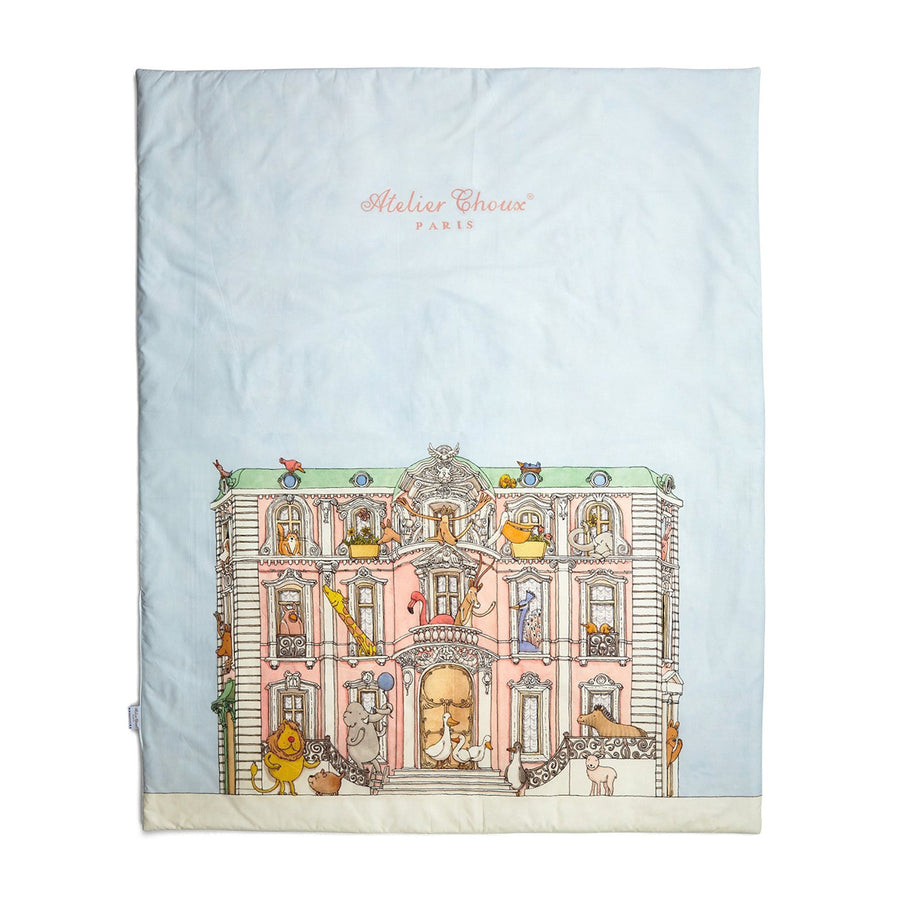 Reversible Quilt Monceau Mansion/ Hot Air Balloons by Atelier Choux